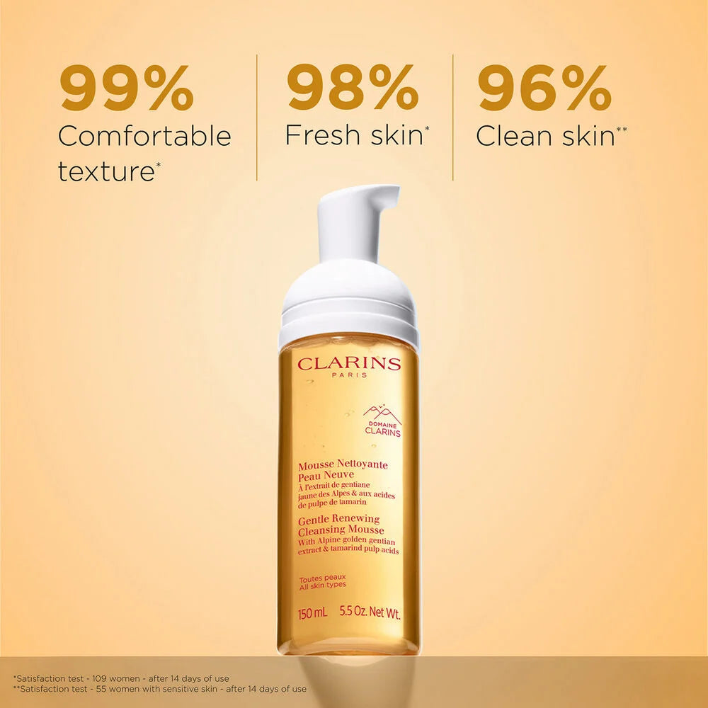 Gentle Renewing Cleansing Mousse - Lightweight Facial Mousse Cleanser