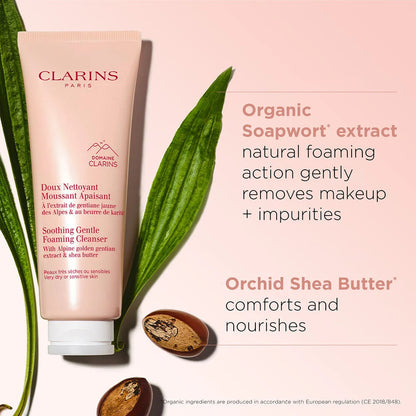 Soothing Gentle Foaming Face Cleanser for Dry Skin
