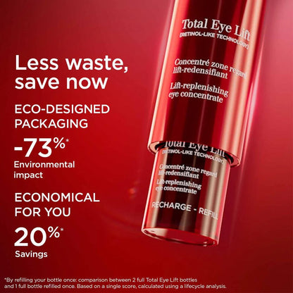 Total Eye Lift Refillable Eye Cream for Firming, Wrinkles, Dark Circles + Puffiness