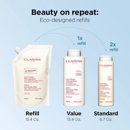 Velvet Facial Milk Cleanser - Hydrating + Gentle Milk Makeup Remover