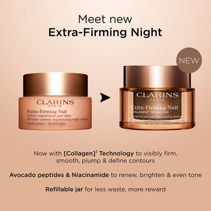 Extra-Firming Night Refillable Moisturizer with Collagen Polypeptide + Niacinamide